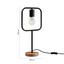 Stolová Lampa Mauricio - čierna, Moderný, kov/drevo (18/15/30cm) - Modern Living Stolová Lampa Mauricio - čierna, Moderný, kov/drevo (18/15/30cm) - Modern Living