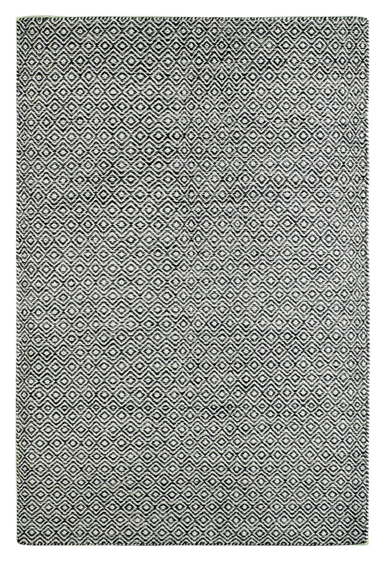 Flachwebeteppich My Jaipur - Graphitfarben, Natur, Textil (80/150cm) - Obsession