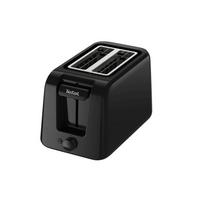 TOASTER Schwarz, 850W, 2 Schlitze - Schwarz, Basics, Kunststoff (30,4/17,4/18,2cm) - Tefal