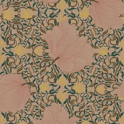 Vliestapete Vayen - Rosa, Basics, Papier/Kunststoff (52/1000cm)