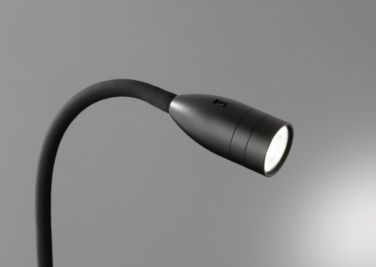 LED-Wandleuchte Sten 1-Flammig dimmbar und drehbar - Schwarz, Basics, Metall (35/4/61cm) - Fischer & Honsel