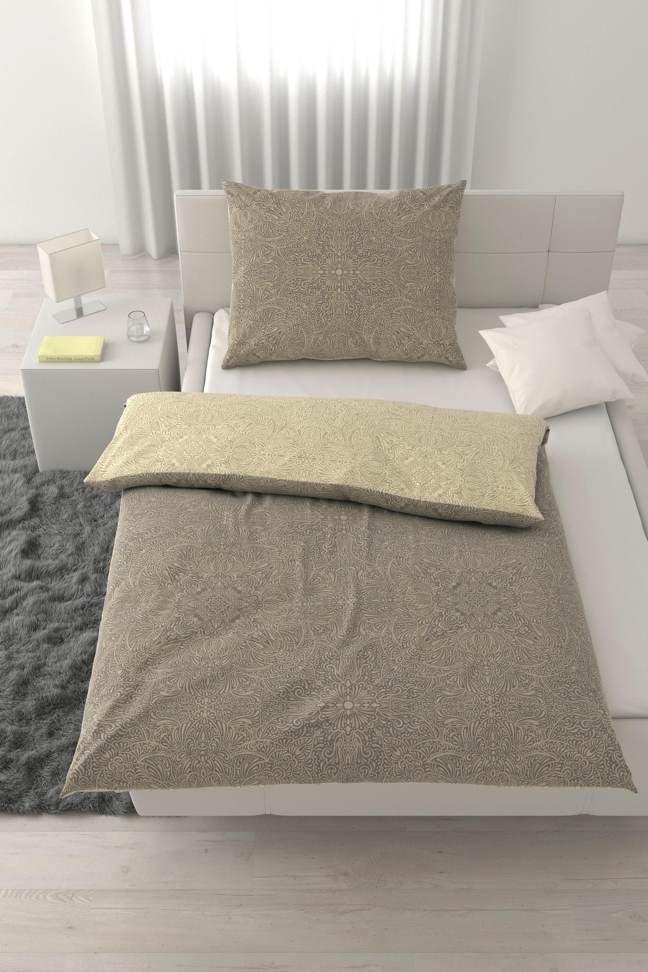 POVLEČENÍ BELLA WENDE - šedá, Moderní, textil (140/200cm) - Mömax