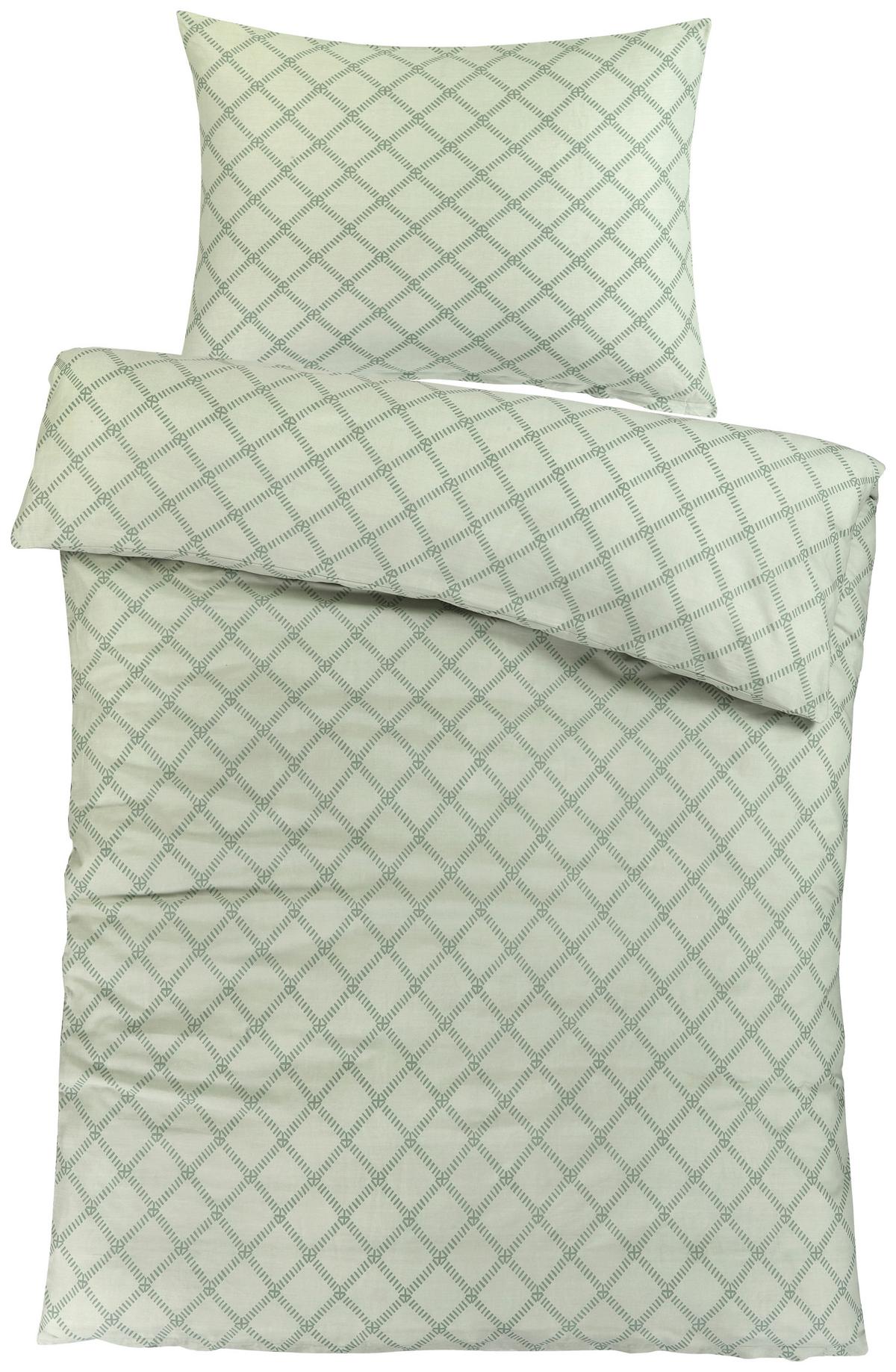 BETTWÄSCHE ANASTASIA - Salbeigrün, MODERN, Textil - Luca Bessoni