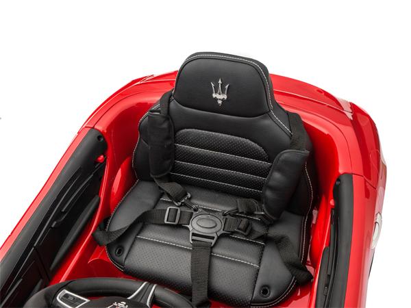 Kinder-Elektroauto Maserati Ghibli Rot mit Sound - Rot, Basics, Kunststoff/Metall (108/56/44cm)