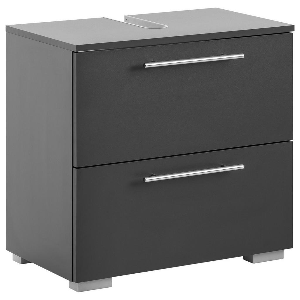 Waschbeckenunterschrank Carlos B: 60,2 cm Anthrazit
