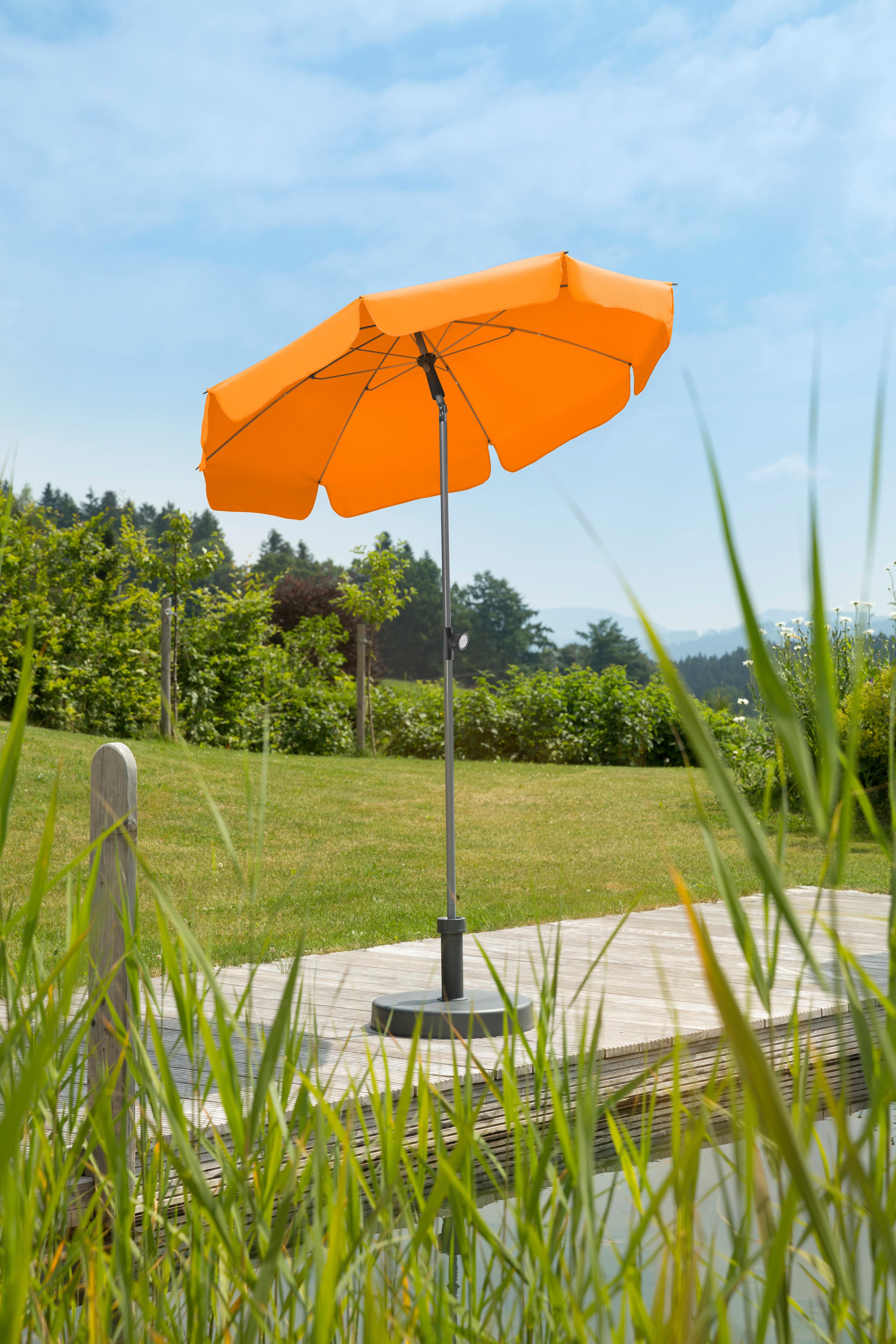 Sonnenschirm Locarno BHT: 150x220x150 cm Orange