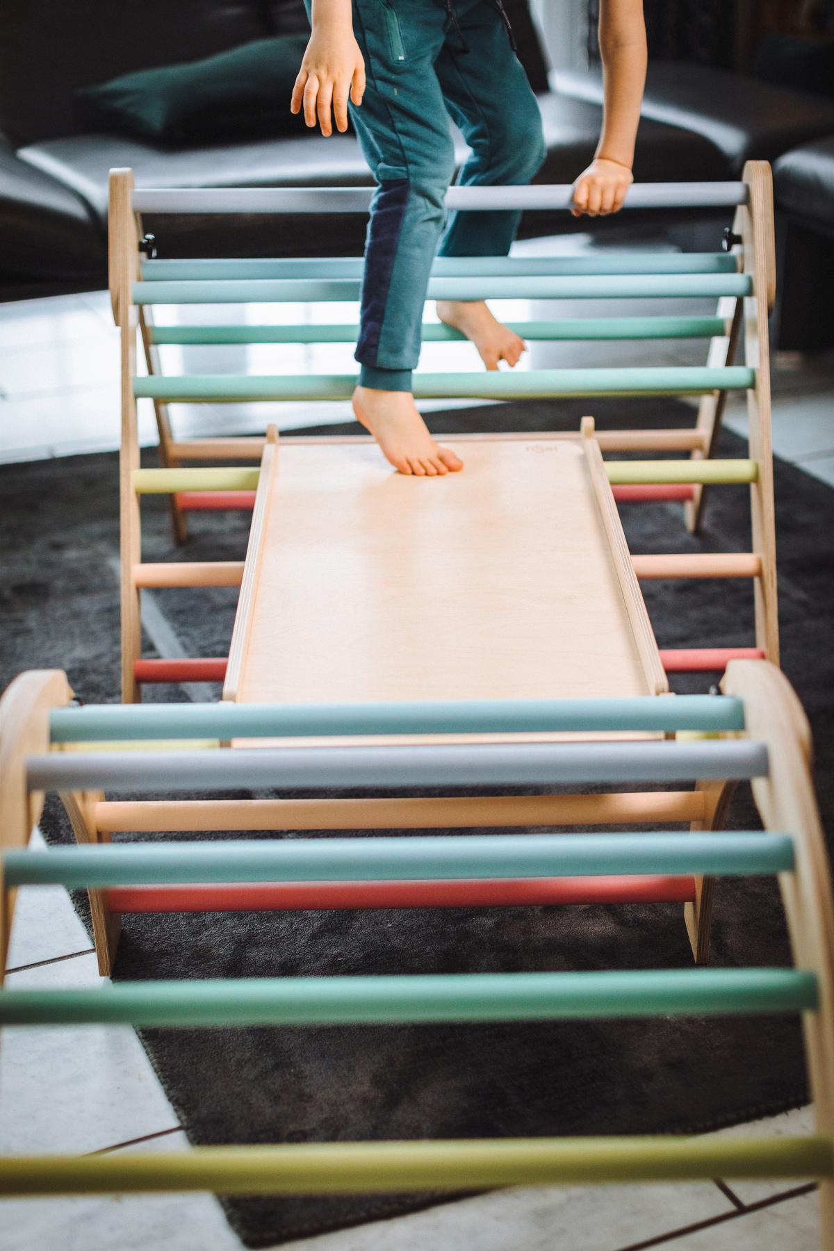 Klettergerüst Multicolor, B/h/t: 80x60x45cm - Multicolor, Basics, Holz (80/60/45cm) - tiSsi