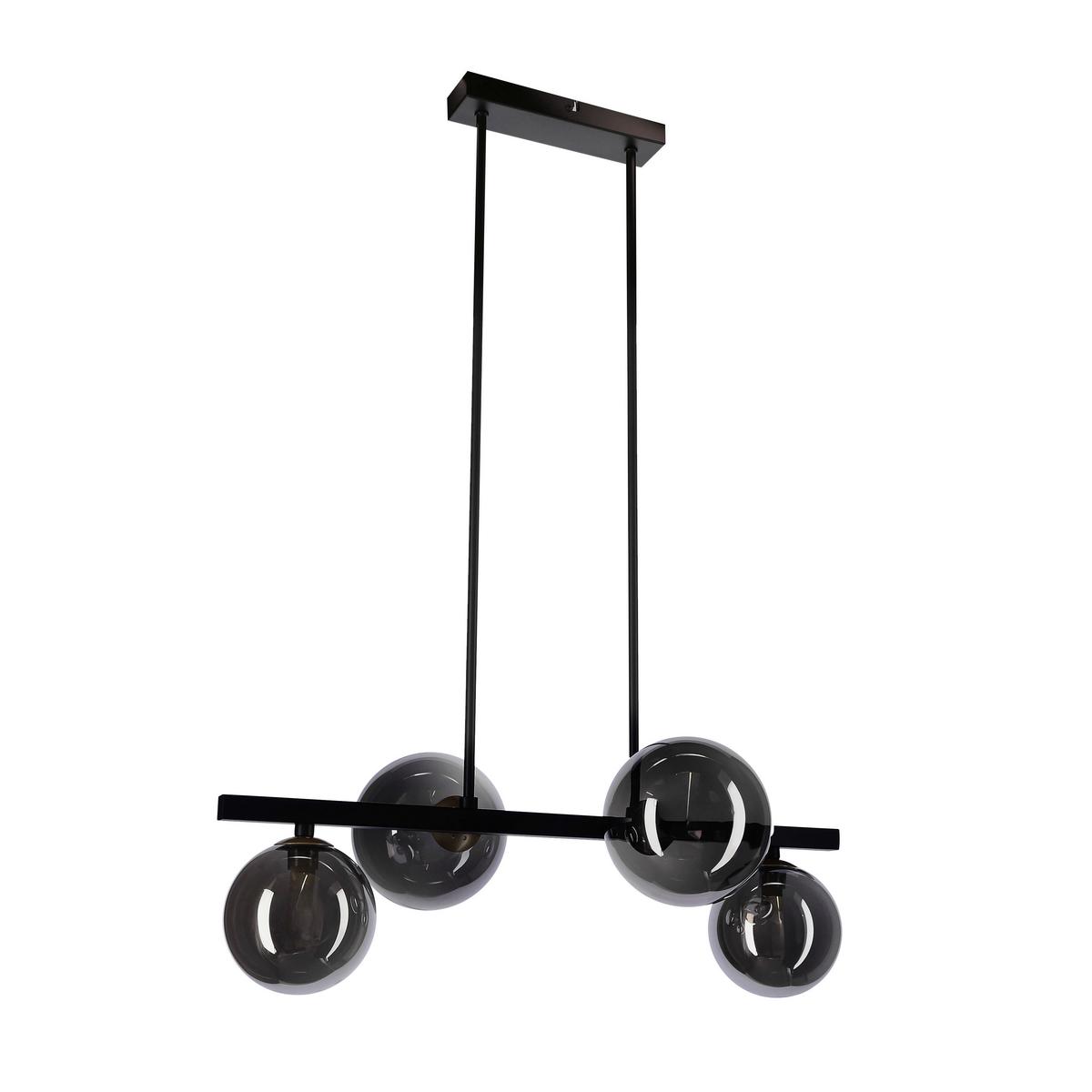 Pendelleuchte 34-44143 Kama - Goldfarben/Graphitfarben, Design, Metall (59/33/83cm)