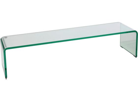Tv Nadstavec Hagen - číre, Moderný, sklo (90/20/25cm) Tv Nadstavec Hagen - číre, Moderný, sklo (90/20/25cm)