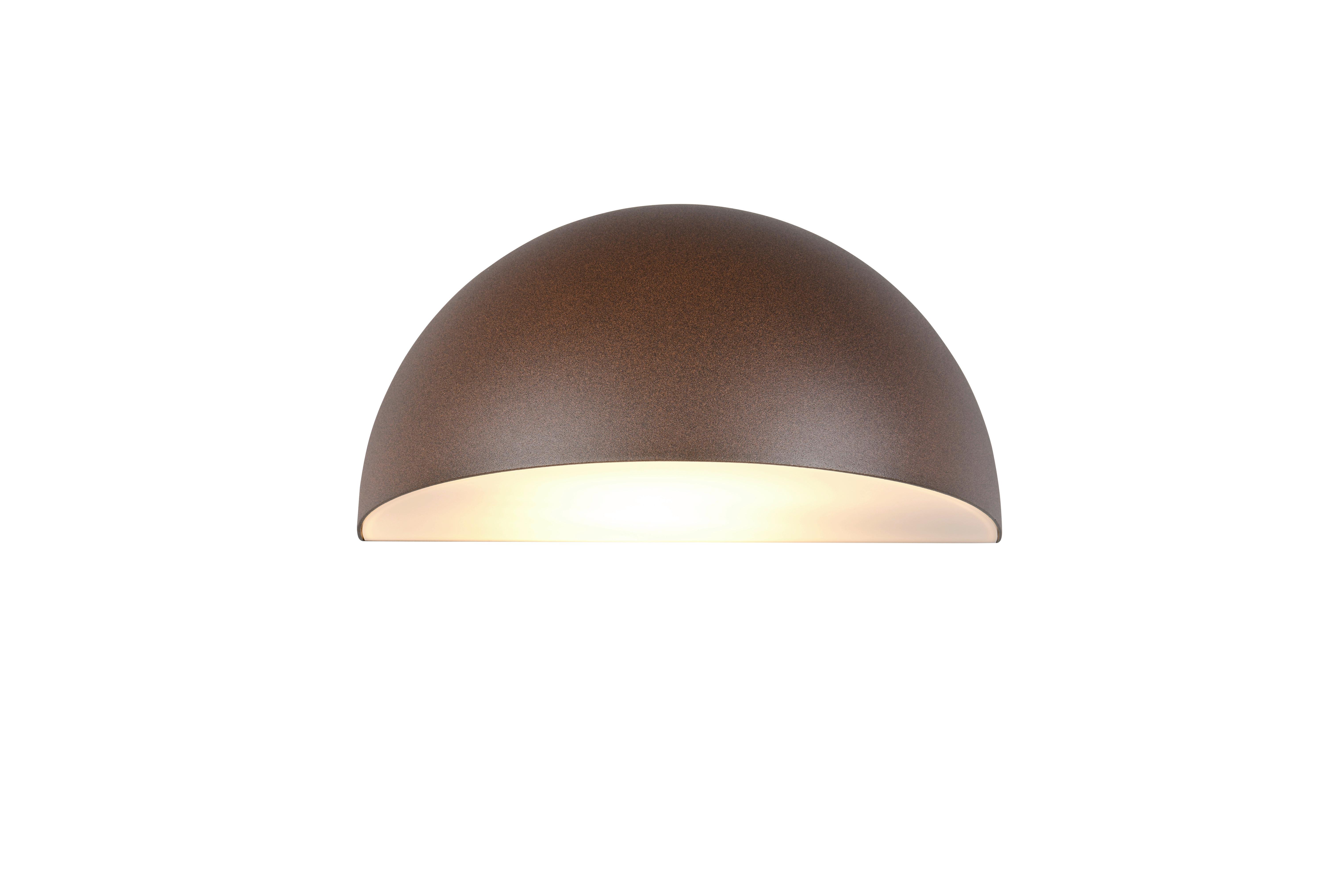Außenwandleuchhte 262460124 Maas - Rostfarben/Weiß, KONVENTIONELL, Kunststoff/Metall (14/27/15,5cm) - Trio Leuchten