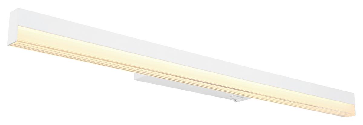 LED-Wandleuchte 41926w - Opal/Weiß, Basics, Kunststoff/Metall (60/6/4cm) - Globo