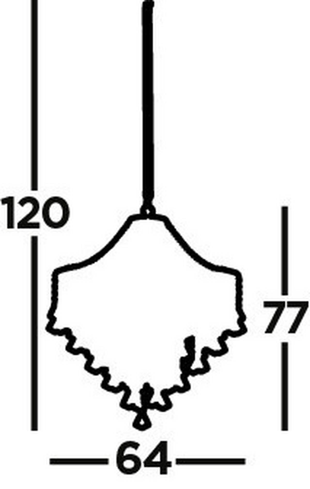 Függőlámpa Dorchester 3495-5cc - krómszínű, Konventionell, üveg/fém (64/120cm)