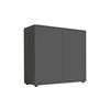 Kommode 79 Cm Mailand, Anthrazit - Anthrazit/Schwarz, MODERN, Holzwerkstoff (79/73/33cm) - MID.YOU