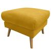 Hocker Tromso Gelb B: 61 cm - Gelb/Buchefarben, Design, Textil (61/49/65cm) - Livetastic