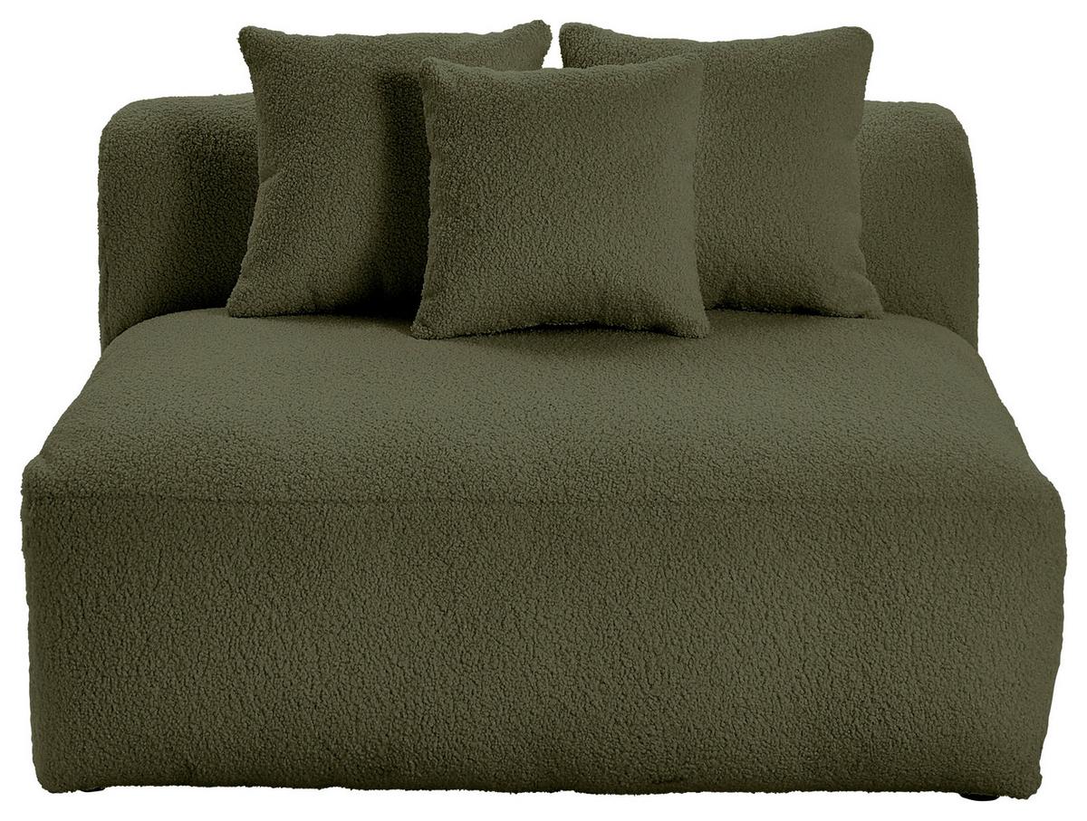 Modul Sofa Bloom 2er Sofa B: 120 Cm Olivgrün - Olivgrün, Trend, Textil (120/70/122cm) - Livetastic