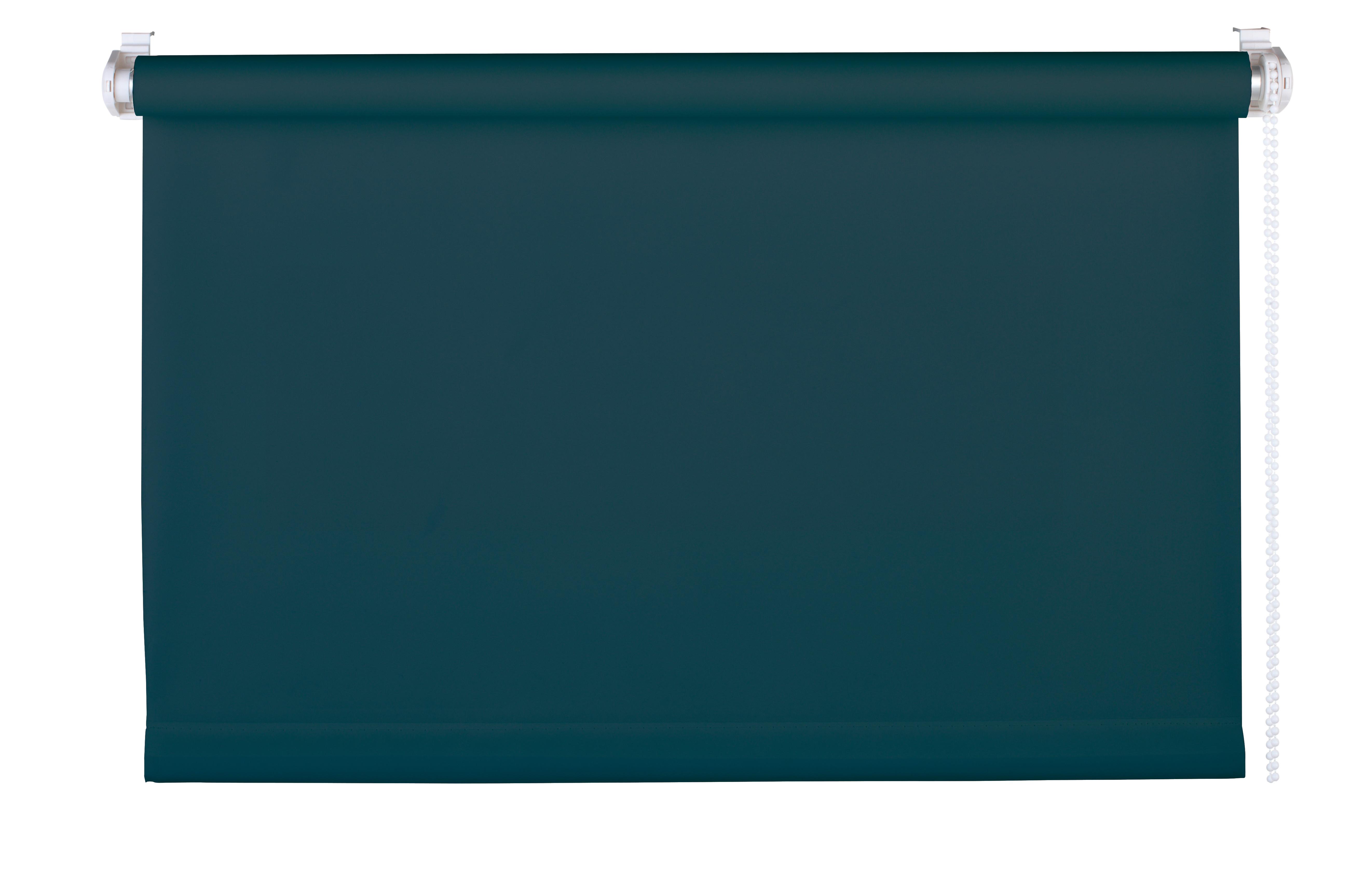 Rollo Win Dunkelblau B: 120 cm - Dunkelblau, Basics, Kunststoff (120/160cm) - Homeware