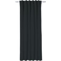 Verdunkelungsvorhang Nino - Schwarz, ROMANTIK / LANDHAUS, Textil (135/245cm) - James Wood