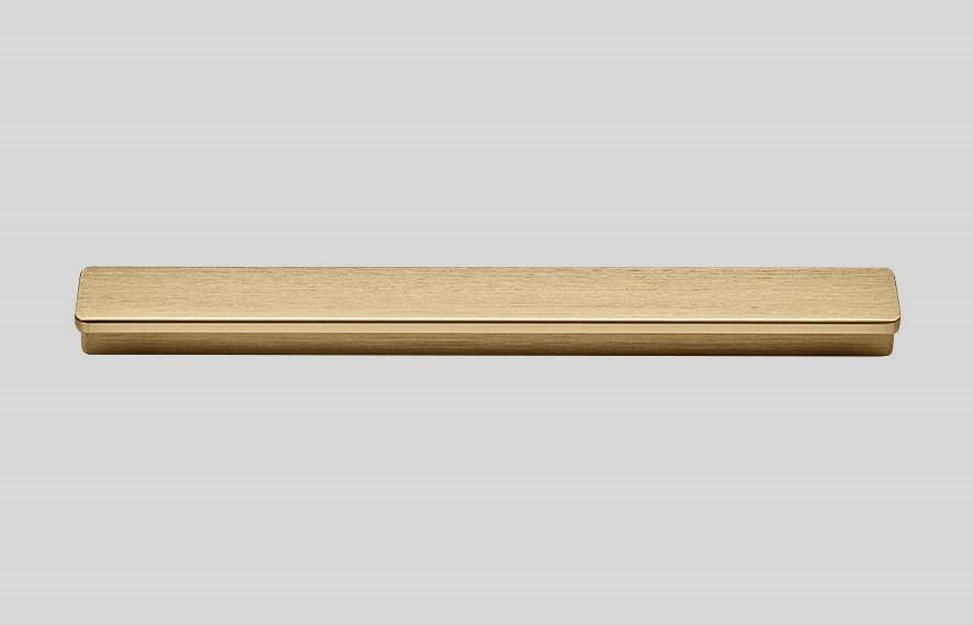 Metallgriff Gelbgoldfarbig Griffe - Goldfarben, MODERN, Metall - Vertico
