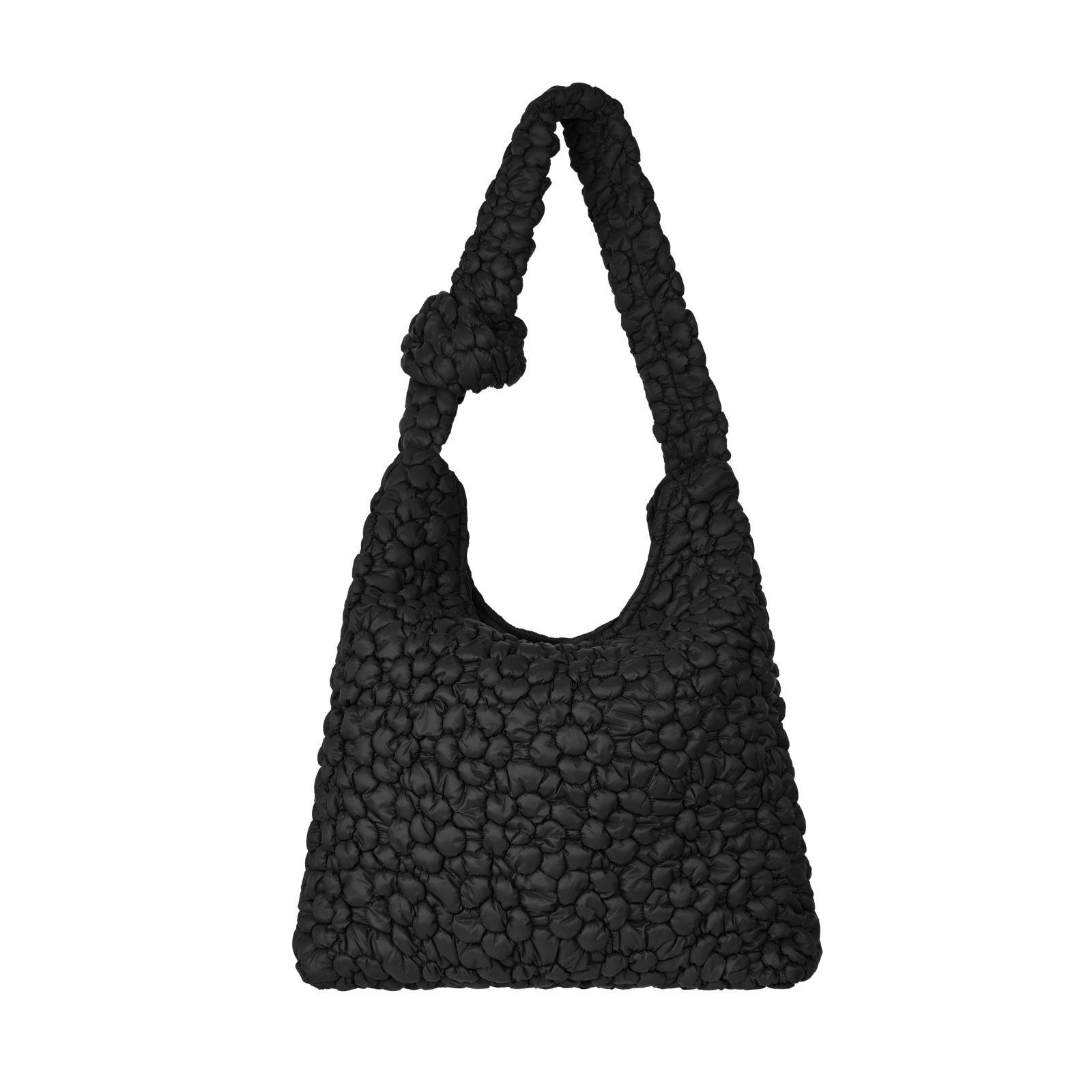 Schultertasche Renate - Schwarz, KONVENTIONELL, Textil (45/84cm) - Luca Bessoni