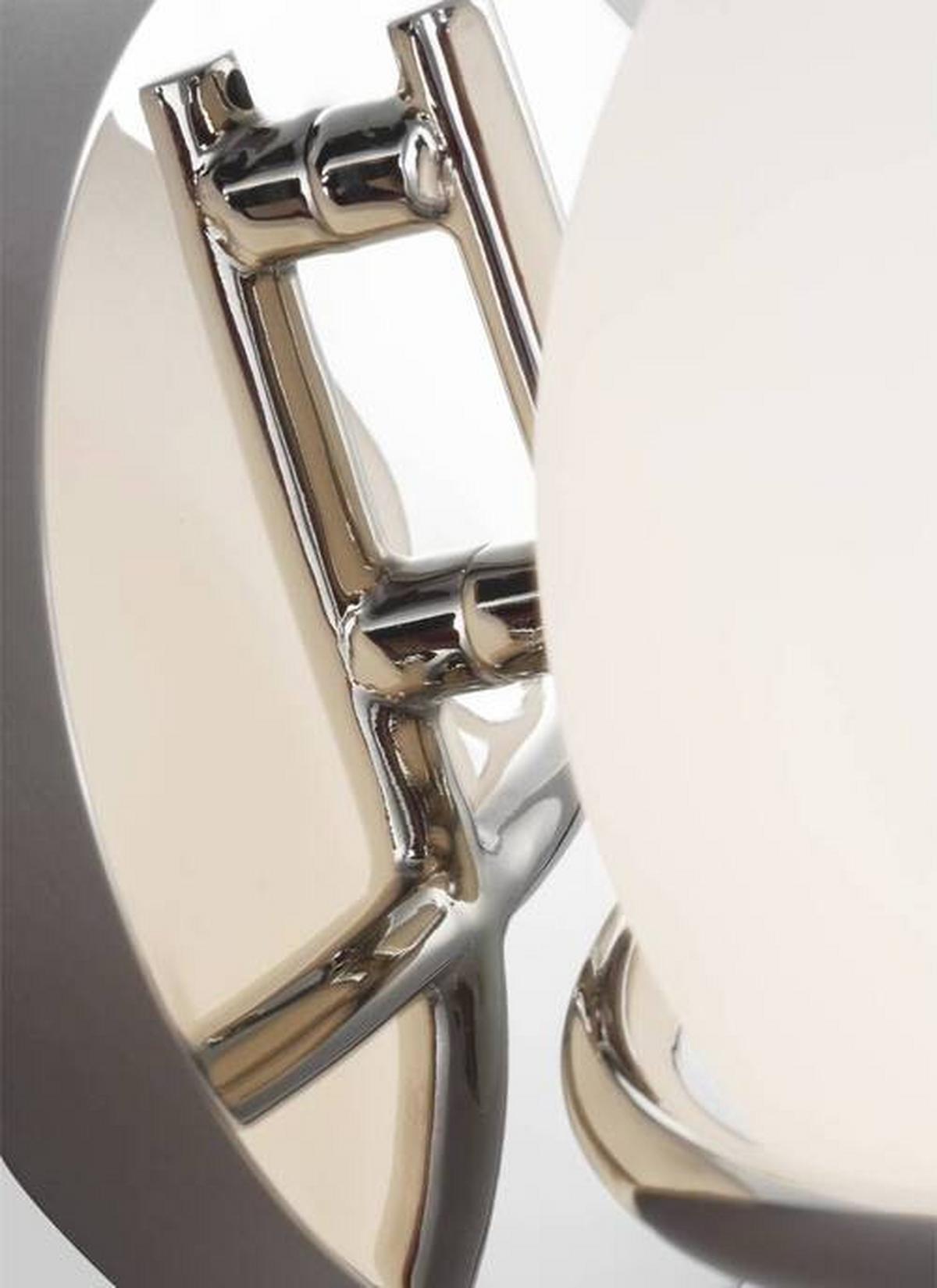 Wandleuchte Fe-Apollo1-Pn - Nickelfarben, Basics, Glas/Metall (18,1/17,1/21cm) - Elstead Lighting