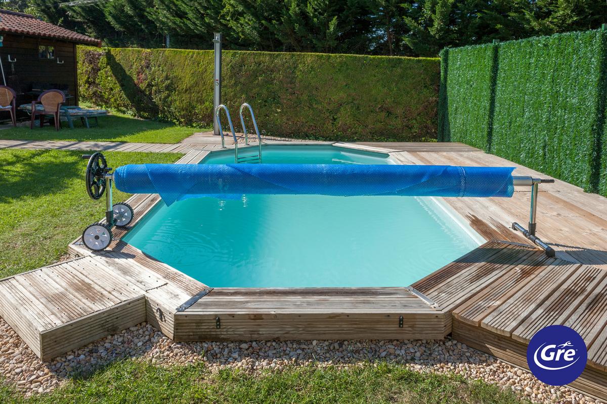 Schutzplane Planenaufroller - Alufarben, KONVENTIONELL, Metall (5,5cm) - Gre