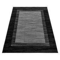 Webteppich Schwarz Naturfaser Base 120x170 cm - Schwarz, Design, Textil (120/170cm)