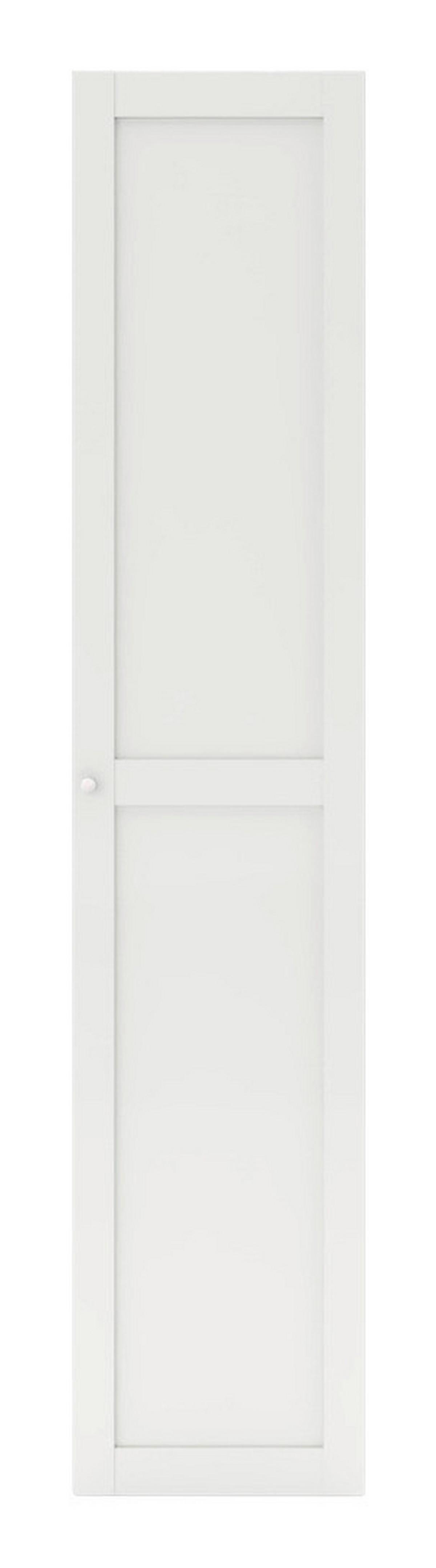Šatníková skriňa Unit bez vybavenia, biela, š. 136,7 cm - biela, Modern, kompozitné drevo/plast (136,7/210/58,3cm) - Ondega