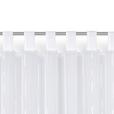 Vorhang mit Schlaufen und Band Arzu 140x255 cm Weiß - Weiß, MODERN, Textil (140/255cm) - Luca Bessoni