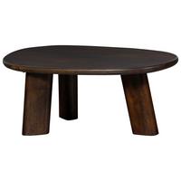 Couchtisch Roundly Walnussfarben L: 110cm - Walnussfarben, Design, Holz (110/60/40cm) - Livetastic