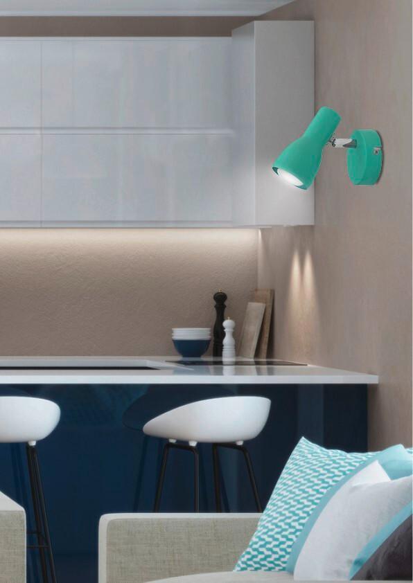 Strahler 91-50571 Picardo - Mintgrün, Trend, Metall (8/15/12cm)