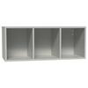 Wandregal Las Vegas Seidengrau B: 90 Cm - Grau, MODERN, Holzwerkstoff (90/36/37cm) - Vertico