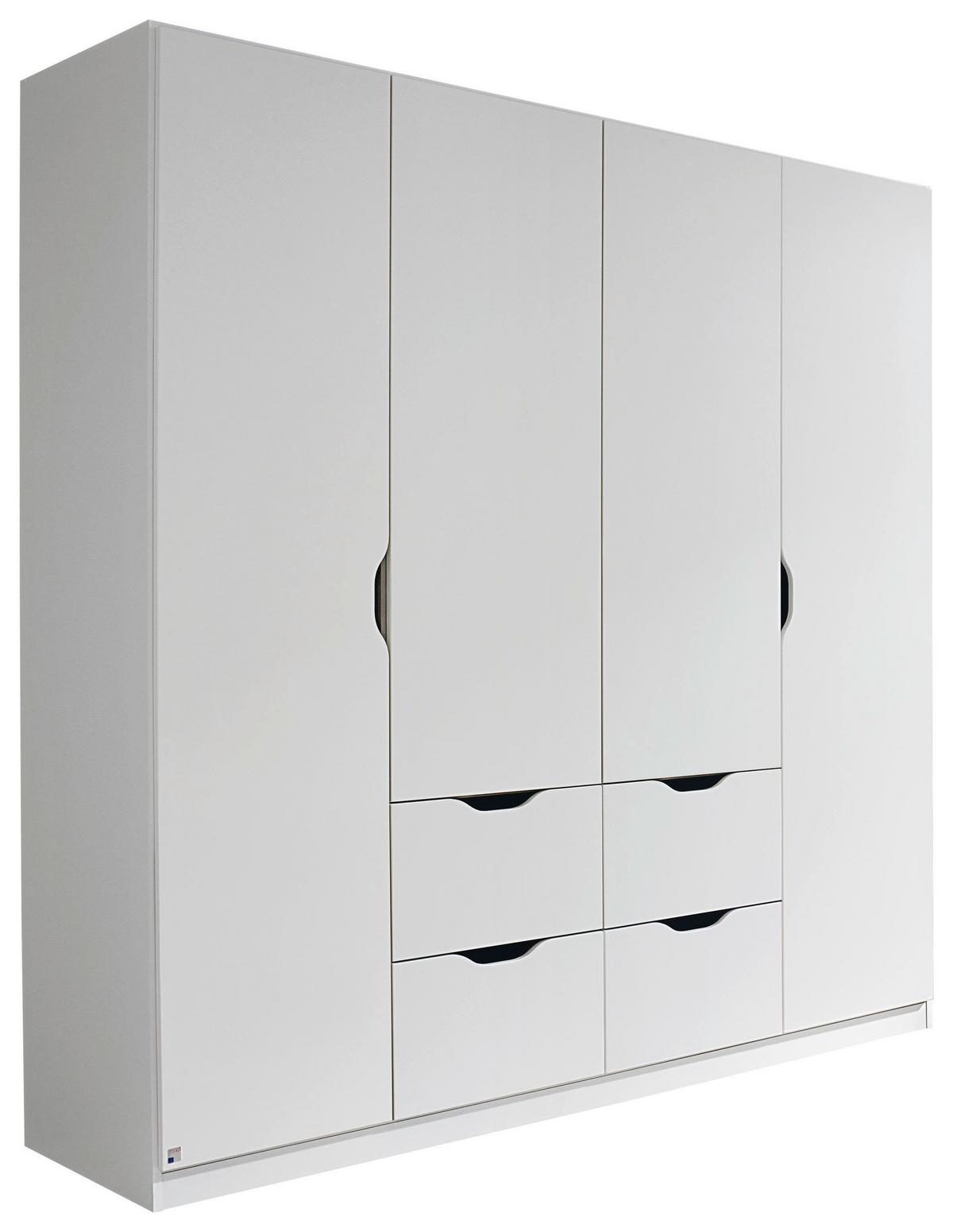 Skriňa Freising - biela, Modern, kompozitné drevo (181/197/54cm) - MID.YOU