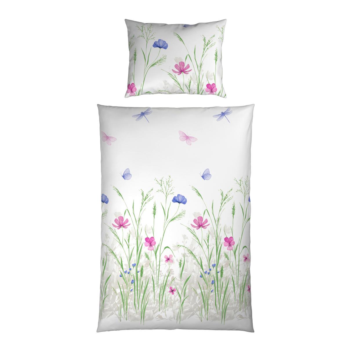 Bettwäsche Eileen - Weiß, ROMANTIK / LANDHAUS, Textil - James Wood