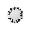 Wandspiegel Bubble Rund 80 Cm Metall Schwarz/silberfarben - Silberfarben/Schwarz, Basics, Glas/Metall (80/80/5cm) - Kayoom