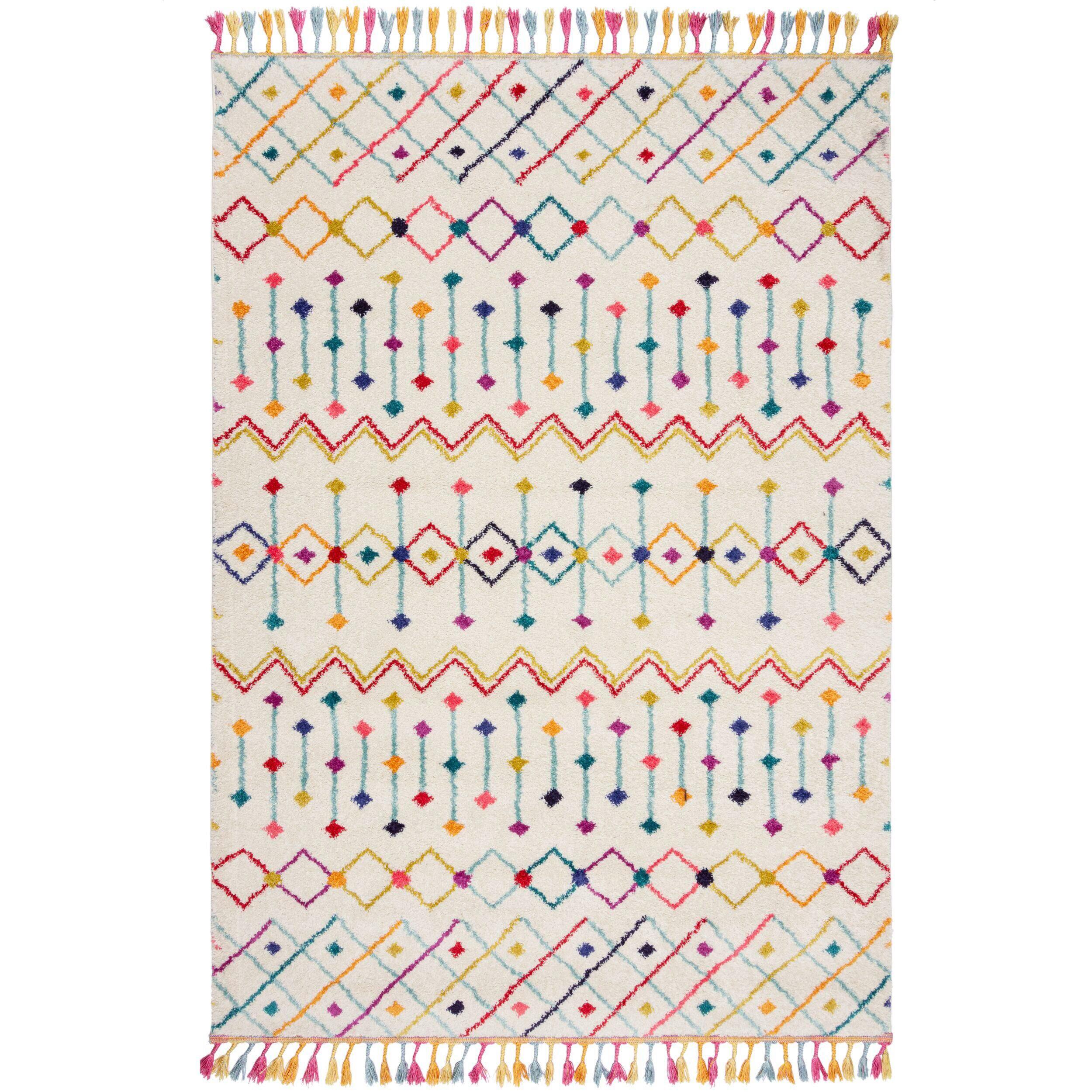 Berberteppich Prairie Berber - Creme, Basics, Textil (80/150cm)