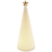 Dekobaum Claudia - Goldfarben/Weiß, KONVENTIONELL, Keramik (10,8/29,2cm) - Luca Bessoni