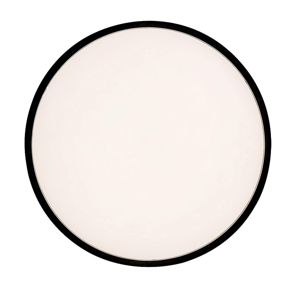 Led Mennyezeti Lámpa Larcia - fekete, Basics, műanyag - Rabalux