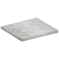 Arbeitsplatte Fasola - Grau, Trend, Holzwerkstoff (80/3/60cm) - MID.YOU