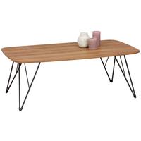 Konferenčný stolík 110x60cm - čierna/farba duba, Modern, kov/kompozitné drevo (110/40/60cm) - Based