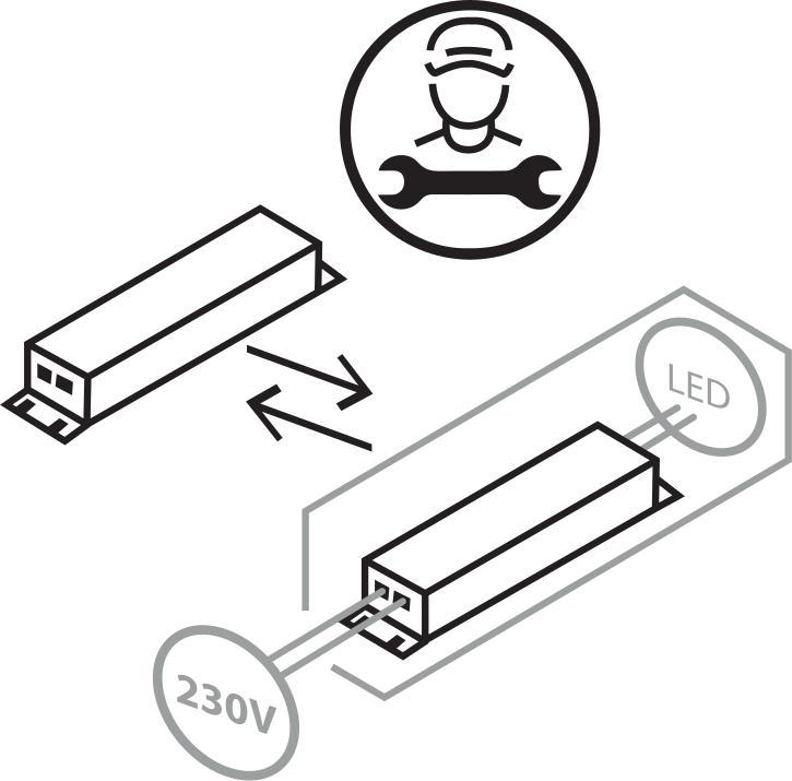 Deckenleuchte L: 40 cm Quadratisch 4-Fach Schaltbar - Schwarz, Basics, Kunststoff (40/40/3cm)