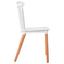 Stuhl Bert B: 43 cm Weiß - Weiß/Naturfarben, MODERN, Holz/Kunststoff (43/84/49cm) - Ombra Stuhl Bert B: 43 cm Weiß - Weiß/Naturfarben, MODERN, Holz/Kunststoff (43/84/49cm) - Ombra