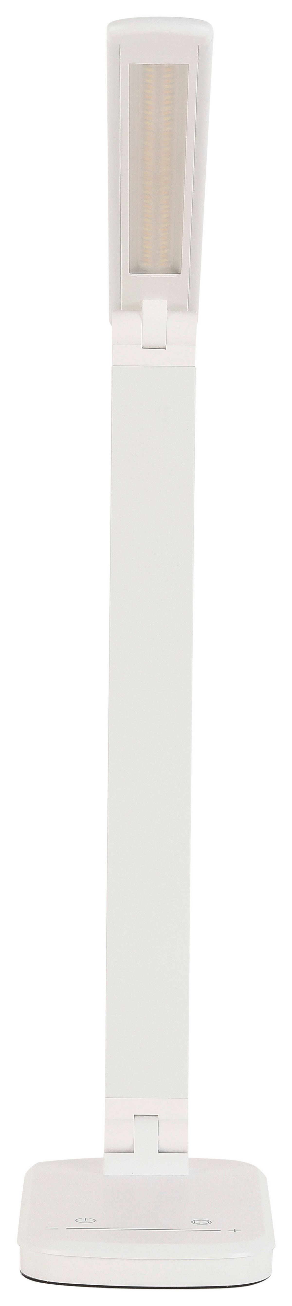 Stolní LED svítidlo TOMI - bílá, Moderní, kov/plast (38,5/10,2/35,9cm) - Mömax