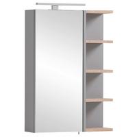 Spiegelschrank Balto - Grau, MODERN, Glas/Holzwerkstoff (50/74,4/16cm) - MID.YOU