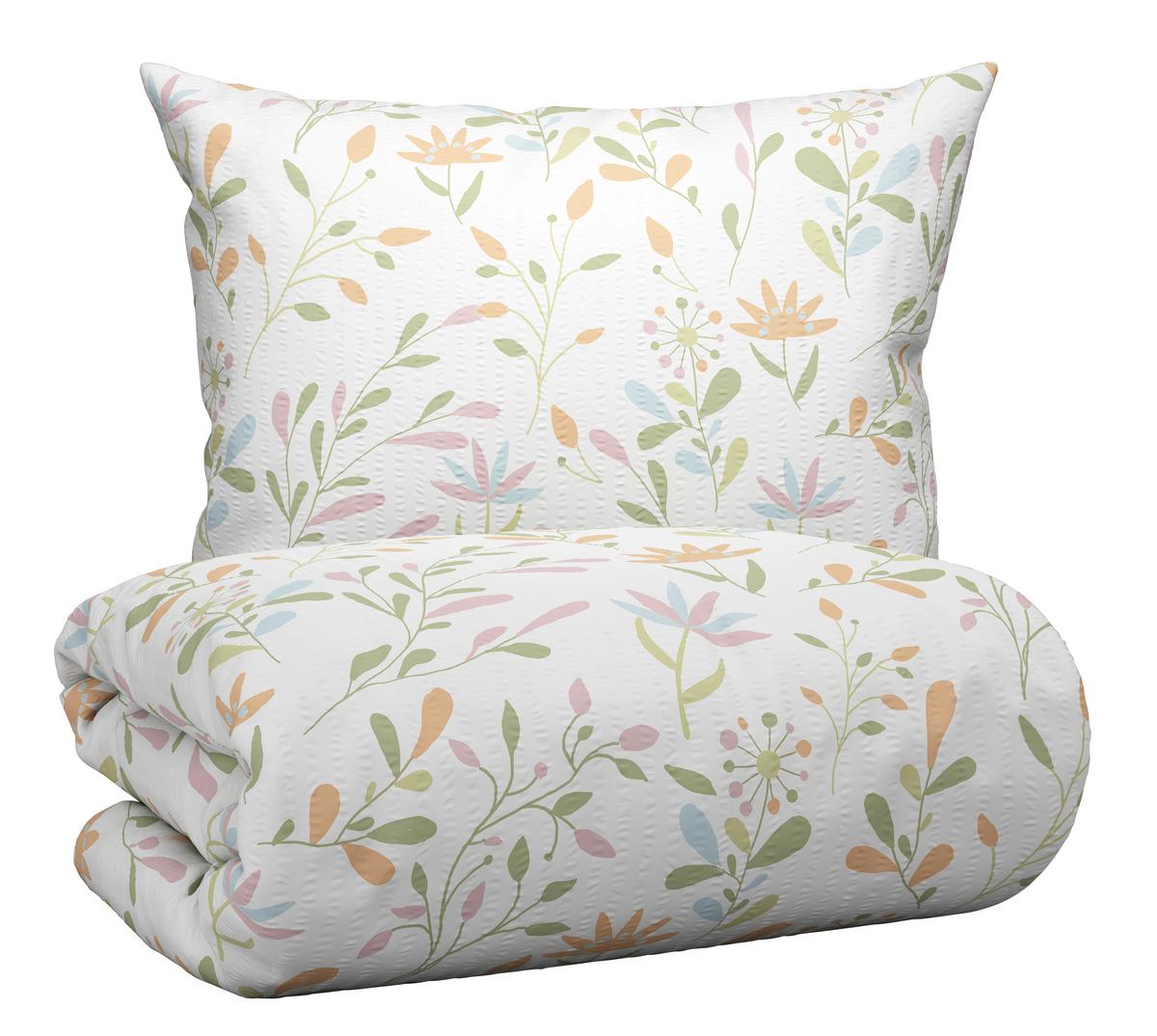 Povlečení Marina XXL, 2x70/90 200/220cm - bílá, Konvenční, textil (200/220cm) - Mömax