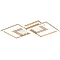 STROPNÍ LED SVÍTIDLO TUNI - barvy akácie, Moderní, kov/plast (58/34/5,5cm) - Mömax