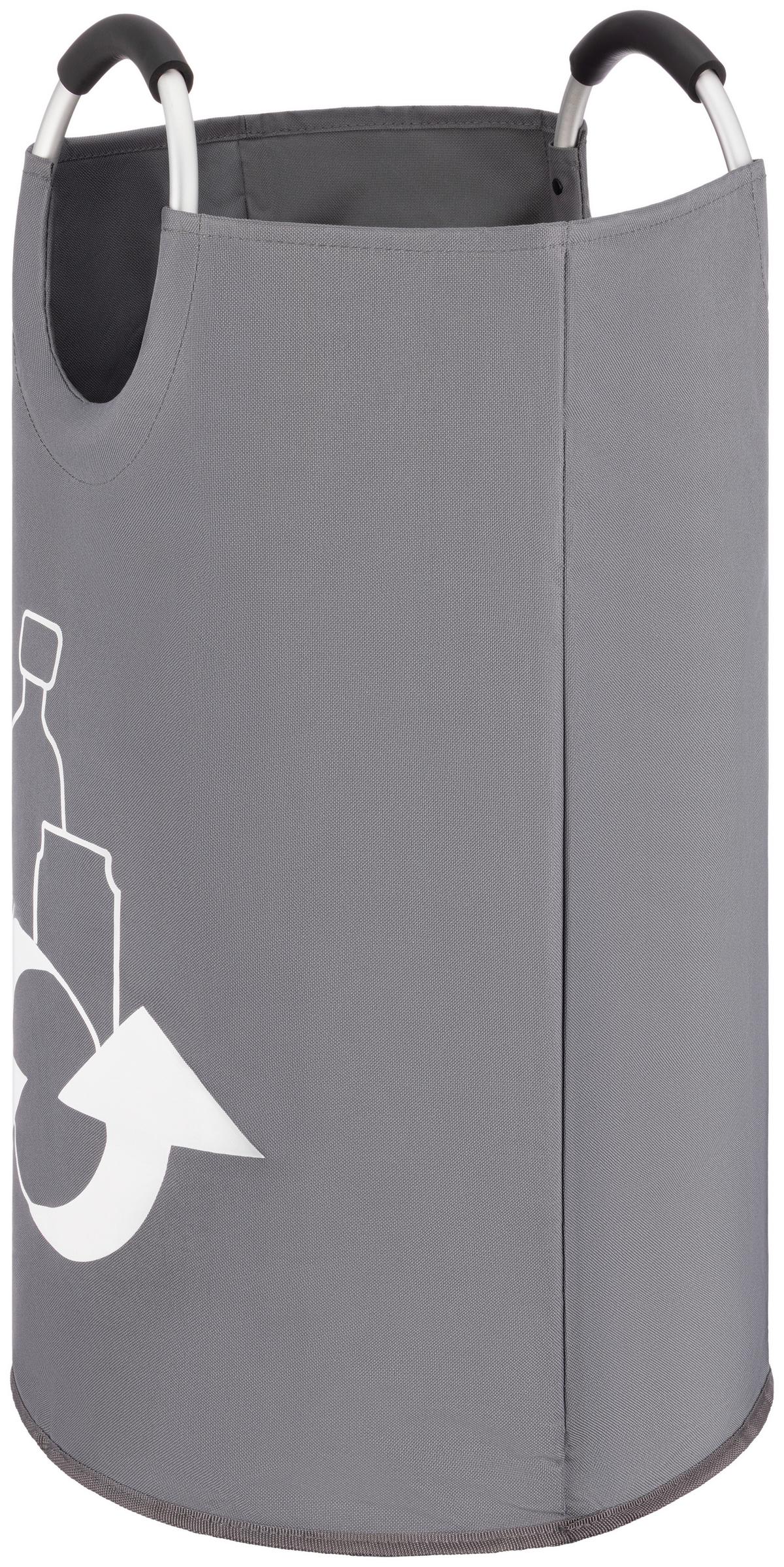 Flaschensammler Peter - Grau, KONVENTIONELL, Textil/Metall (38/72cm) - Luca Bessoni