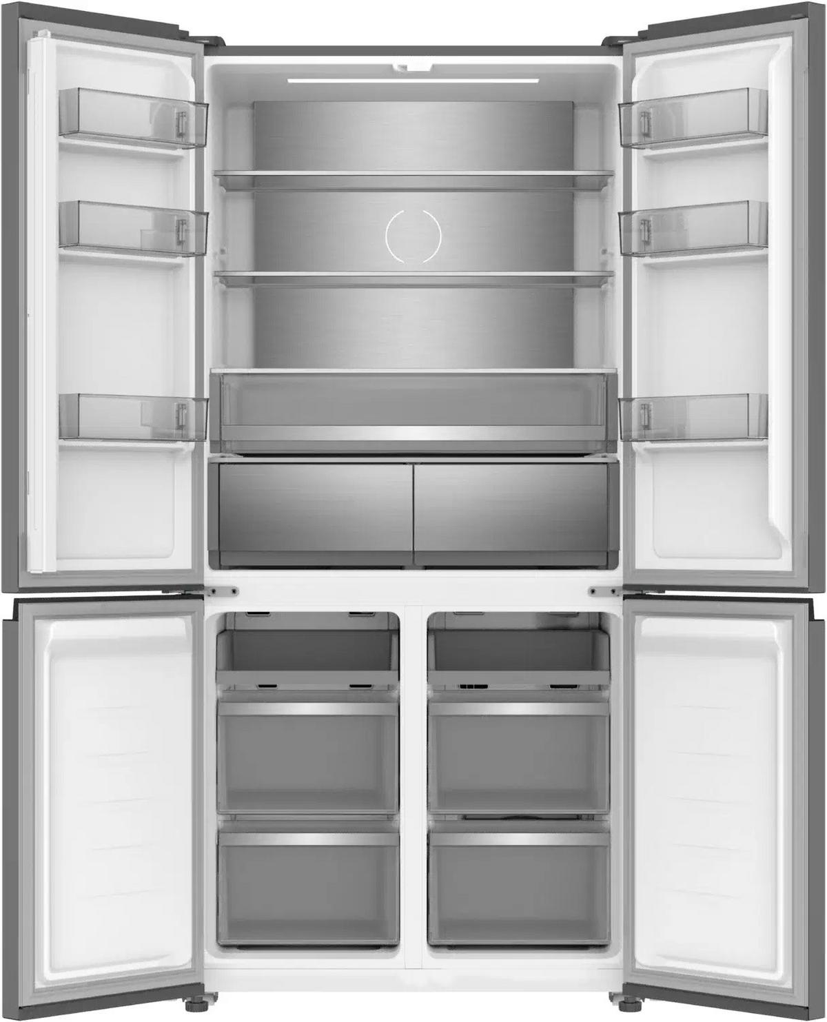 Side-By-Side Nabo Smi 5530 - Edelstahlfarben, Basics, Metall (90,5/190,2/59,7cm) - Nabo