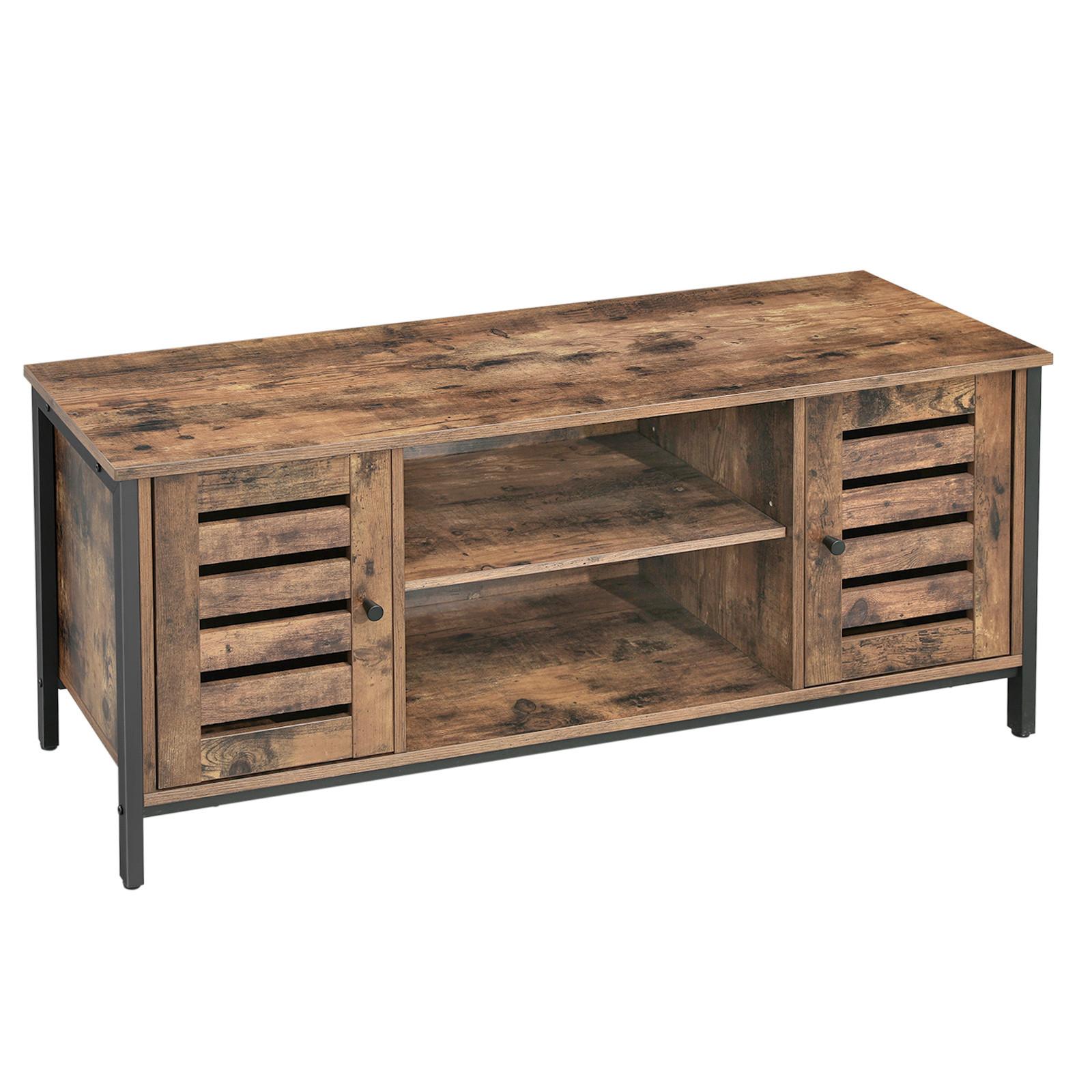 NÍZKÁ KOMODA LTV43BX - černá/hnědá, Trend, kov/kompozitní dřevo (110/50/40cm) - Boxxx