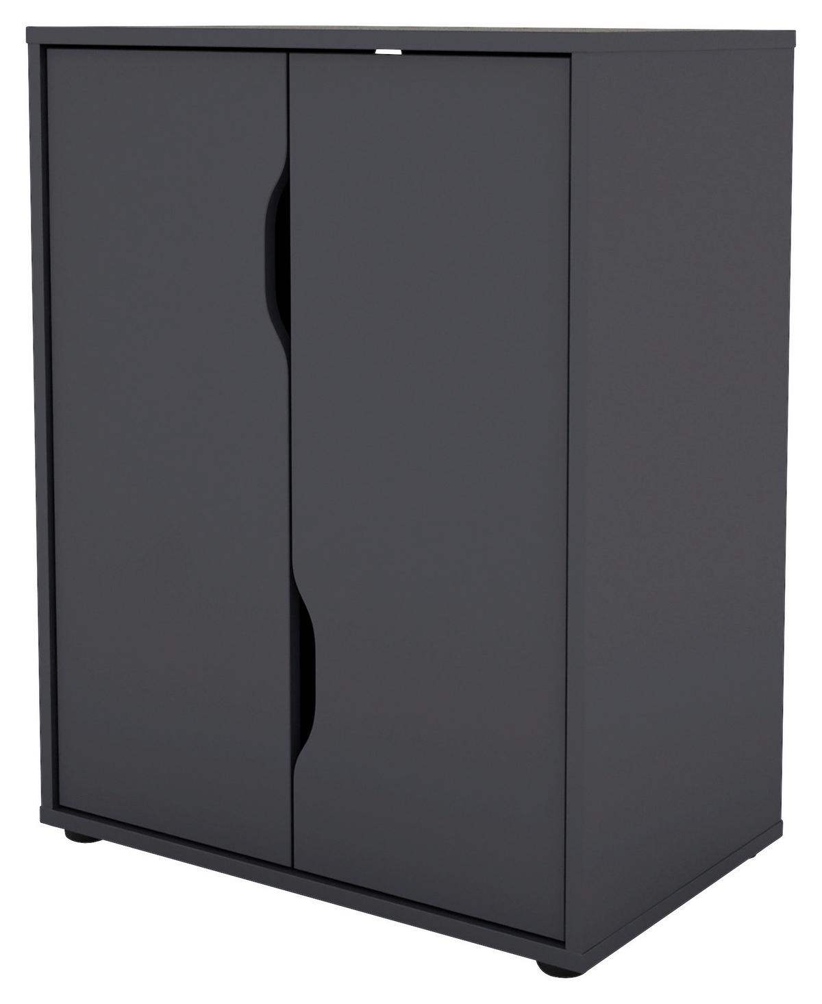 Aktenschrank Belfast - Anthrazit, MODERN, Holzwerkstoff (60/76,5/37cm) - MID.YOU