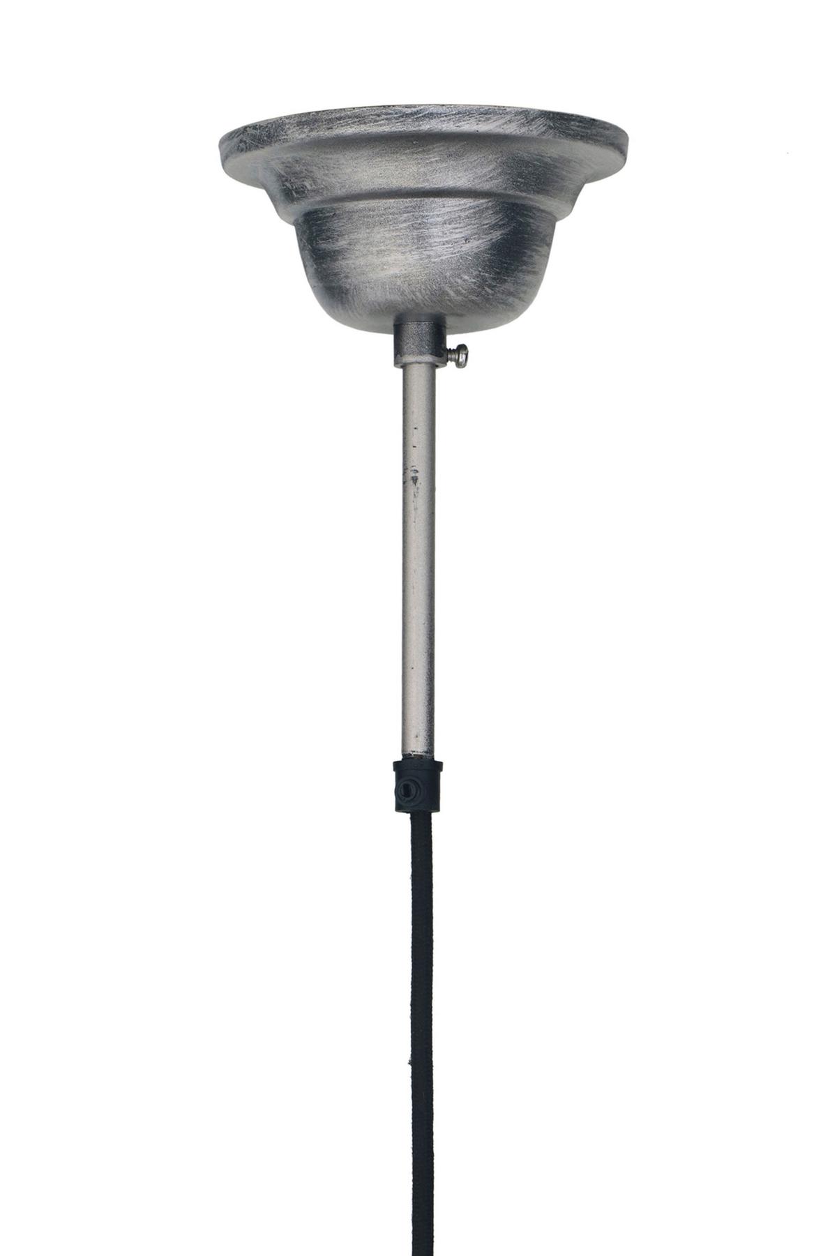 Hängeleuchte Sawyer 125 Silberfarben B: 40,5 Cm - Silberfarben, Basics, Metall (40,5/40,5/43cm) - Kayoom